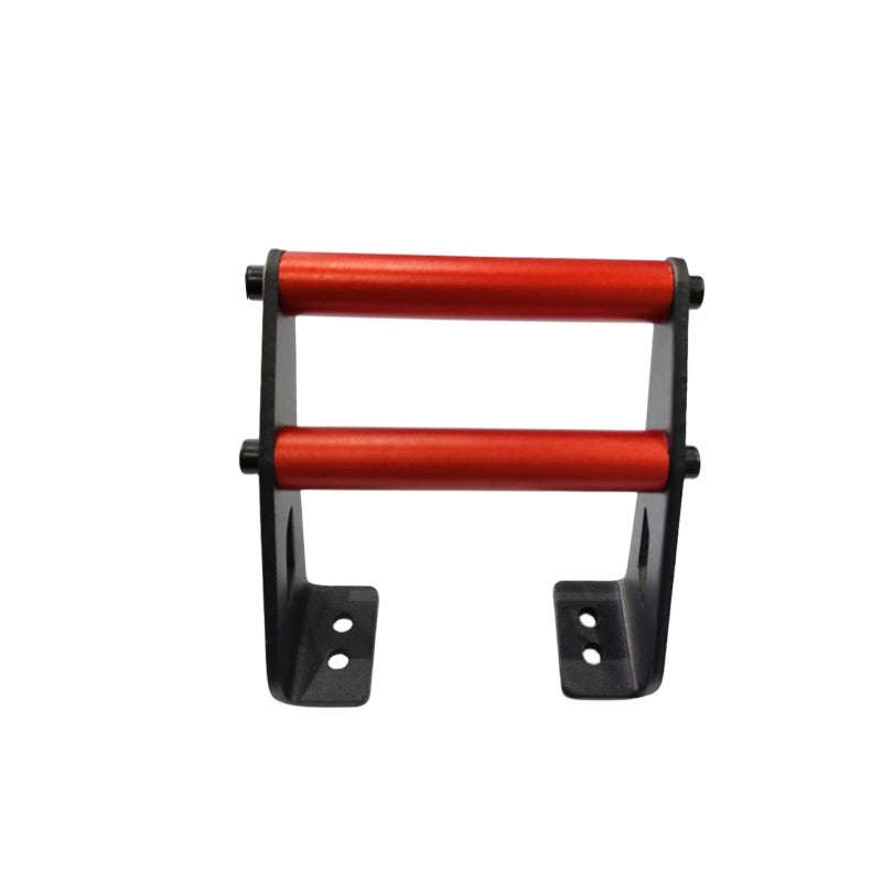 Kit Soporte De Pie Trasero Plegable Para Scooter Eléctrico - Aleación De Aluminio, 13x10x5 Cm, Color Negro/rojo