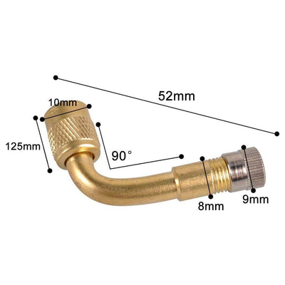 Valvula extensor curva 90° antirretorno