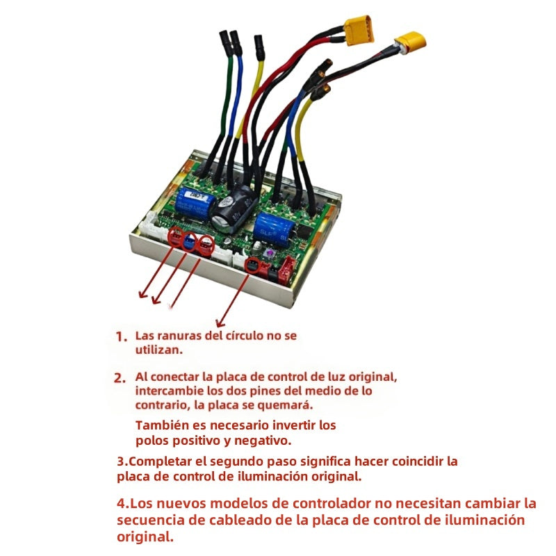 Controladora para pantalla smartGyro crossover dual max 2 Versión circuitos cerrados (50Km/h)
