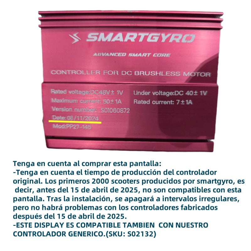 Display crossover dual max 2 – (Versión circuitos cerrados 40Km/h)